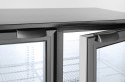 Lodówka na napoje 2-drzwiowa Arktic, 158L, czarny, 220-240V/160W, 900x530x(H)870mm