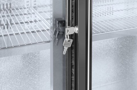 Lodówka na napoje 3-drzwiowa Arktic, 254L, czarny, 220-240V/160W, 1350x520x(H)865mm