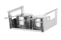 Podgrzewacz na pastę 9L satynowany Hendi 570x430x(H)290mm