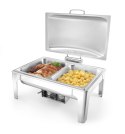 Podgrzewacz na pastę 9L satynowany Hendi 570x430x(H)290mm