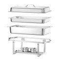 Podgrzewacz na pastę - zestaw 4 szt., HENDI, GN 1/1, 7,5L, 600x355x(H)305mm