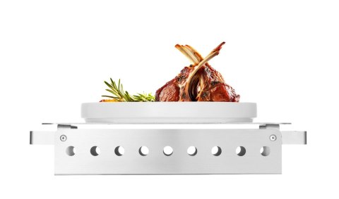 Podgrzewacz stołowy - na 2 świeczki 330x180x(H)65mm