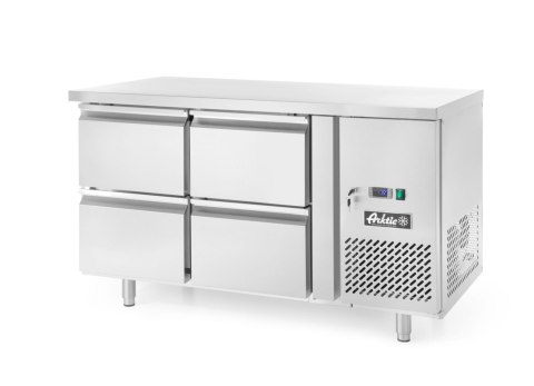 Stół chłodniczy z 4 szufladami i agregatem bocznym, Arktic, 230V 1360x700x(H)858mm