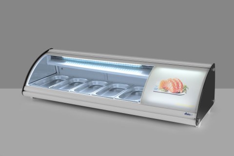 Witryna chłodnicza 5x GN 1/3, Arktic, 230V/160W, 1307x445x(H)327mm