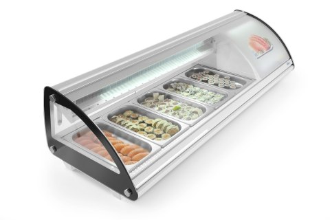 Witryna chłodnicza 5x GN 1/3, Arktic, 230V/160W, 1307x445x(H)327mm