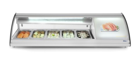 Witryna chłodnicza 5x GN 1/3, Arktic, 230V/160W, 1307x445x(H)327mm