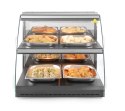 Witryna grzewcza nastawna dwupoziomowa, 230V/560W, 650x485x(H)630mm