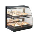 Witryna grzewcza nastawna dwupoziomowa, 230V/560W, 650x485x(H)630mm