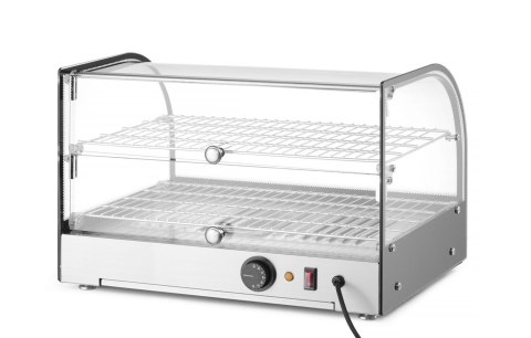 Witryna grzewcza podwójna, podwójna, czarny, 220-240V/800W, 554x376x(H)376mm