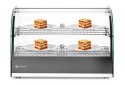 Witryna grzewcza podwójna, podwójna, czarny, 220-240V/800W, 554x376x(H)376mm