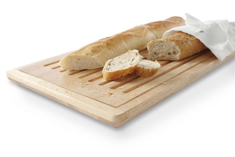 Deska do krojenia pieczywa,ciemne drewno, 475x322x20mm