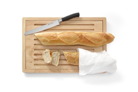Deska do krojenia pieczywa,ciemne drewno, 475x322x20mm