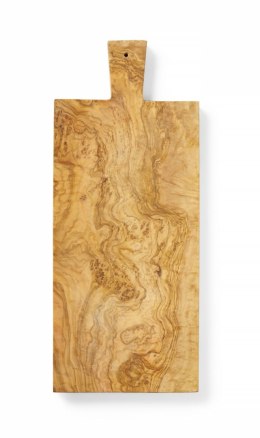 Deska do serwowania z drewna oliwnego, HENDI, 480x190x(H)22mm, Prostokątny