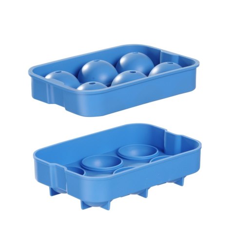 Forma do kostek lodu w kształcie kuli BarUp 180x125x(H)50mm