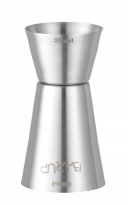 Miarka barmańska srebrna 25/50 ml