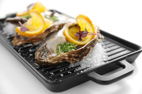 Miska czarna Little Chef mini - prostokątna 320x162x(H)20mm