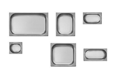 POJEMNIK GN 1/6 Z CHOWANYMI UCHWYTAMI - 176x162 mm