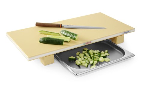 Podstawka pod deskę do sushi, Hasegawa, beżowy, 300x50x(H)45mm