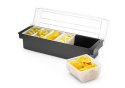 Pojemnik barmanski na dodatki do drinków 5 wkładów 480x150x(H)100mm