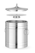 Pojemnik do lodu - podwójne ścianki 5L ⌀200x(H)230mm