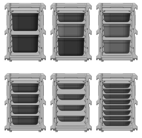 Pojemnik termoizolacyjny - cateringowy 8×GN 1/1 100L 635x465x(H)660mm