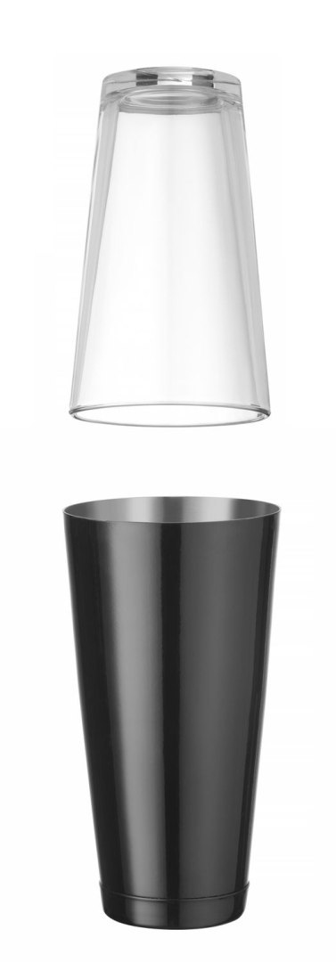 Shaker bostoński, BarUp, 0,8L, czarny, ⌀x(H)mm