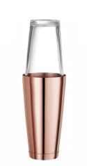 Shaker bostoński, BarUp, 0,8L, miedziany, ⌀90mm