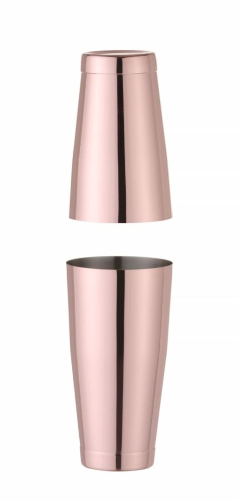 Shaker bostoński Tin-on-Tin, BarUp, 0,8L, miedziany, ⌀90mm