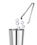 Szczypce do lodu - zestaw 2 szt., BarUp, srebrny, (L)180mm