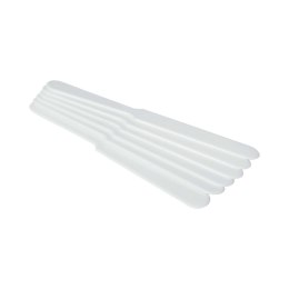 Szpatuła do zbierania piany z piwa, BarUp, biały, 6 szt., 235x26mm