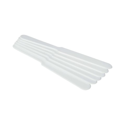 Szpatuła do zbierania piany z piwa, BarUp, biały, 6 szt., 235x26mm
