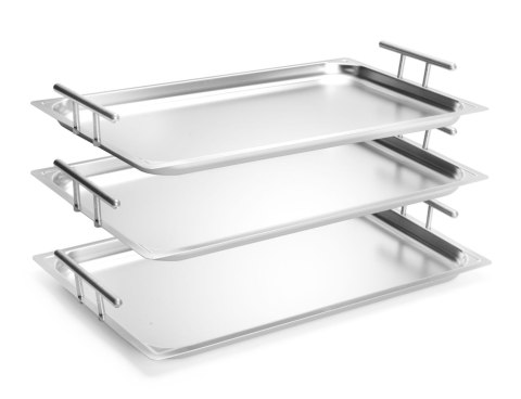Taca do serwowania prostokątna GN 1/1, HENDI, 530x325x(H)70mm Wariant podstawowy