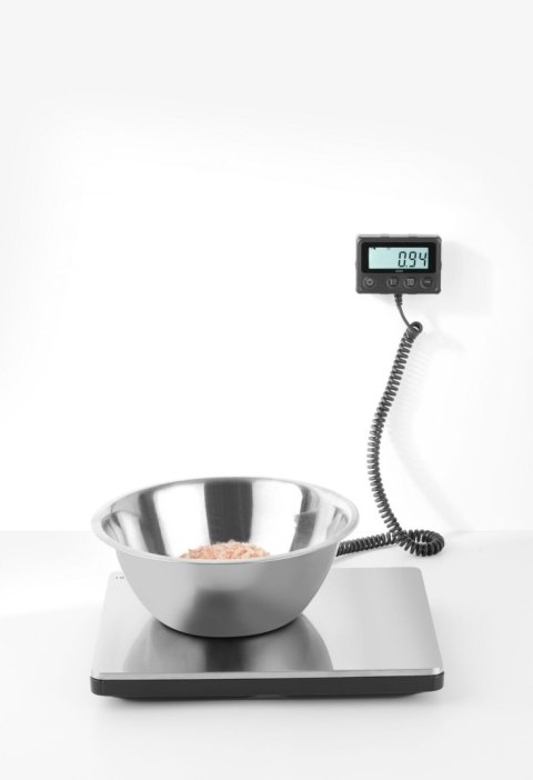Waga gastronomiczna cyfrowa do 200 kg, HENDI, 298x248x(H)37mm
