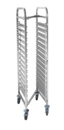 Wózek do transportu pojemników 15×GN 1/1, 445x610x(H)1710mm