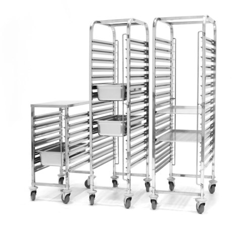 Wózek do transportu pojemników 7xGN 1/1, 445x615x(H)945mm