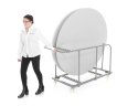 Wózek do transportu stołów, AmerBox, 1800x850x(H)990mm