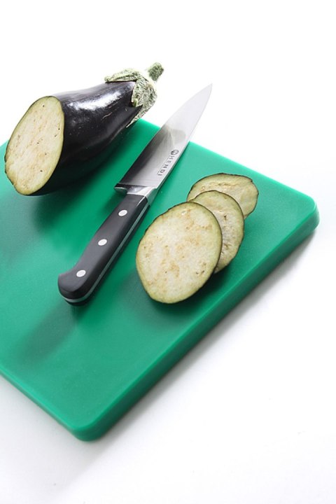 Deska do krojenia HACCP 450x300x13 mm zielona do warzyw