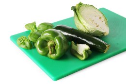 Deska do krojenia HACCP 600x400x18mm zielona do warzyw