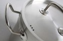 Garnek wysoki z pokrywką 2,8L, ⌀160x(H)140mm