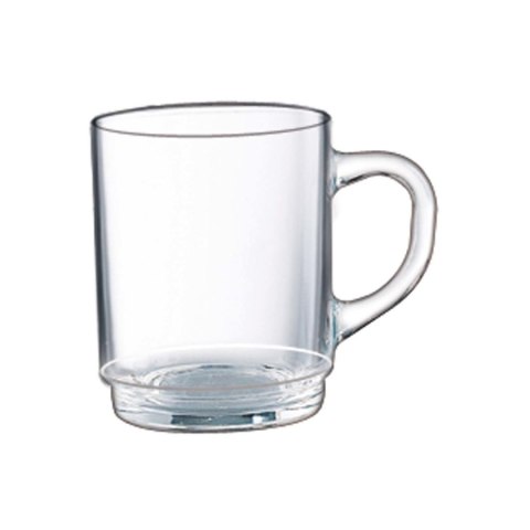 Kubek Bock, Arcoroc, 250 ml transparentny, 6 szt., ⌀68x(H)89mm