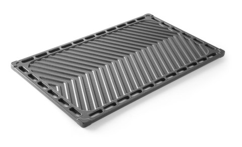 Płyta grillowa żeliwna, dwustronna GN 1/1, 325x530mm
