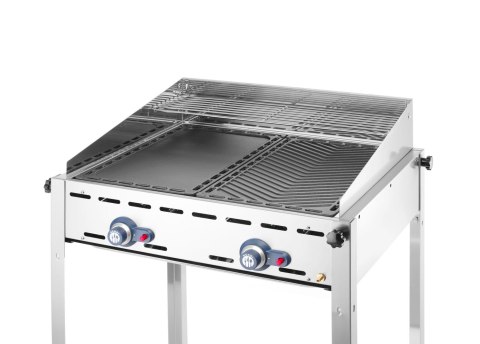 Płyta grillowa żeliwna, dwustronna GN 1/1, 325x530mm