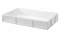 Pojemnik na ciasto na pizzę GN 1/1, biały, 530x325x(H)90mm
