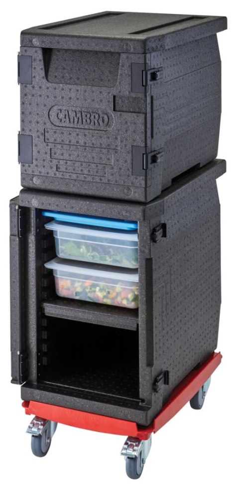 Pojemnik termoizolacyjny Cam GoBox ładowany od przodu, GN 1/1, 86 l, Cambro, GN 1/1, 86L, czarny, 640x440x(H)625mm