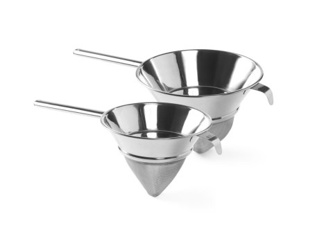 Sito chińskie stożkowe z siatką - gęste śr. 245 mm 500x245x(H)210mm