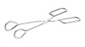 Szczypce do serwowania 2 szt., (L)240mm
