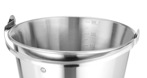 Wiadro z pierścieniem Profi Line, HENDI, Profi Line, 15L, ⌀305x(H)330mm