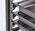 Wózek Camshelving do transportu pojemników, 9 × GN 1/1
