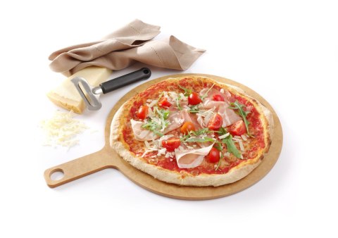 Deska do pizzy z uchwytem - śr.305 mm, (H) 6 mm