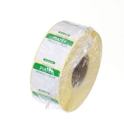 Etykiety Food Safety, wielorazowe Piątek 1000 szt., 25x25mm